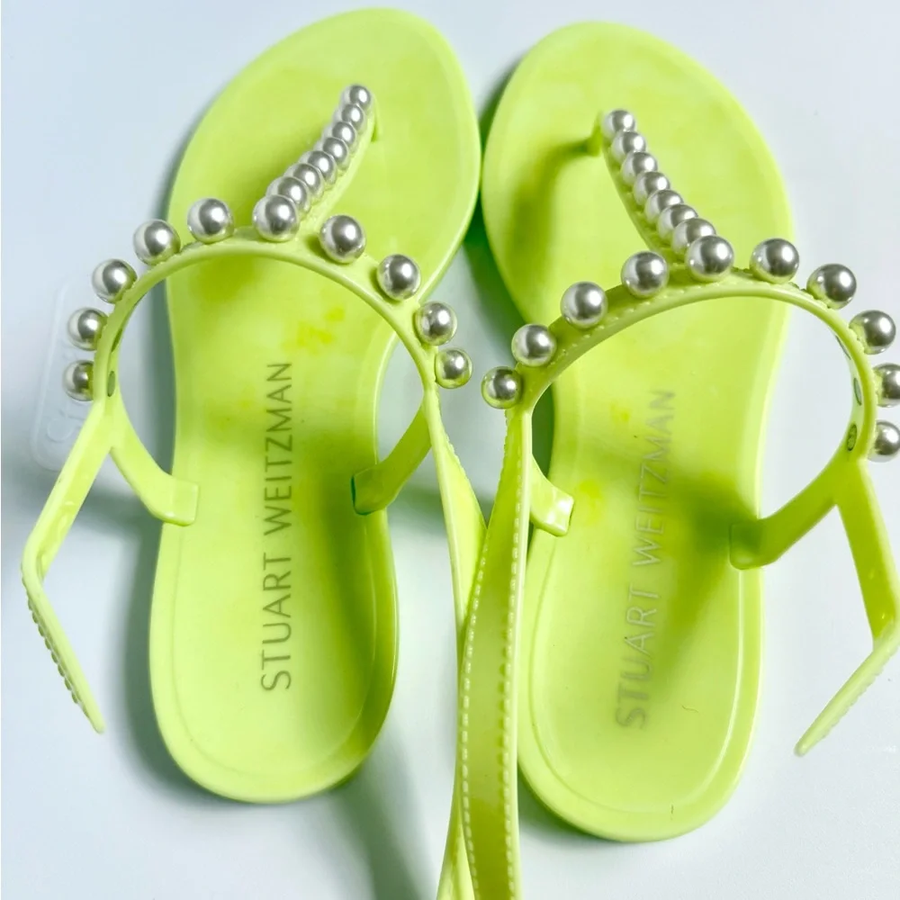 Stuart Weitzman Pearl Jelly Sandals - Picture 4 of 7